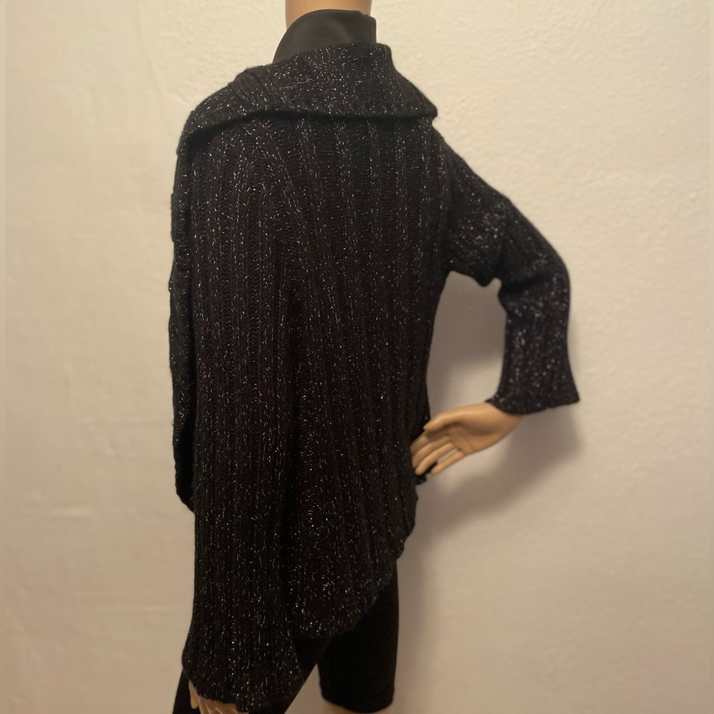 Ladies black party sweater size S